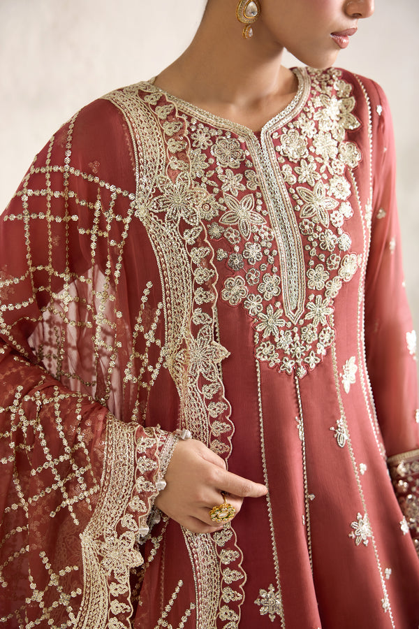 Farasha | Formals 26 | Flame Luxe - Formal Dress - available at Maria Faisal in UK and USA.