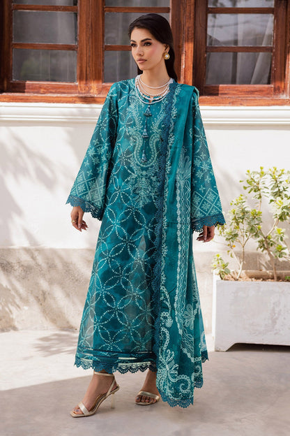 Nureh | Rania Prints | NR-04 - Casual Dress - available at Maria Faisal in UK and USA.