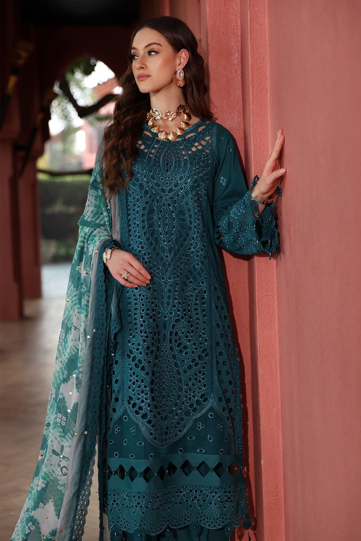 Nureh | Bazaar Lawn 25 | NE-107 by Maria Faisal - Registered Vendor of : Nureh - type : Ladies Clothes - 100% original wedding dresses