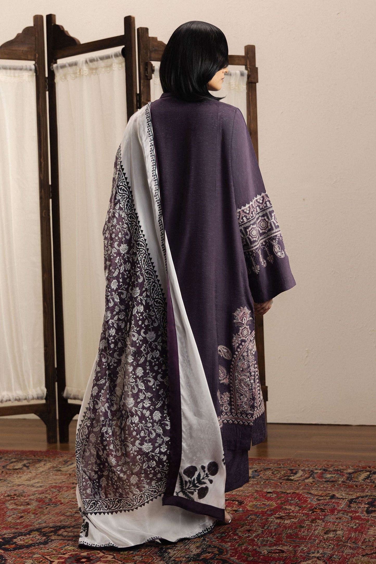 ZaraShahJahan | SS26 | Lehja - Festive Dress - available at Maria Faisal in UK and USA