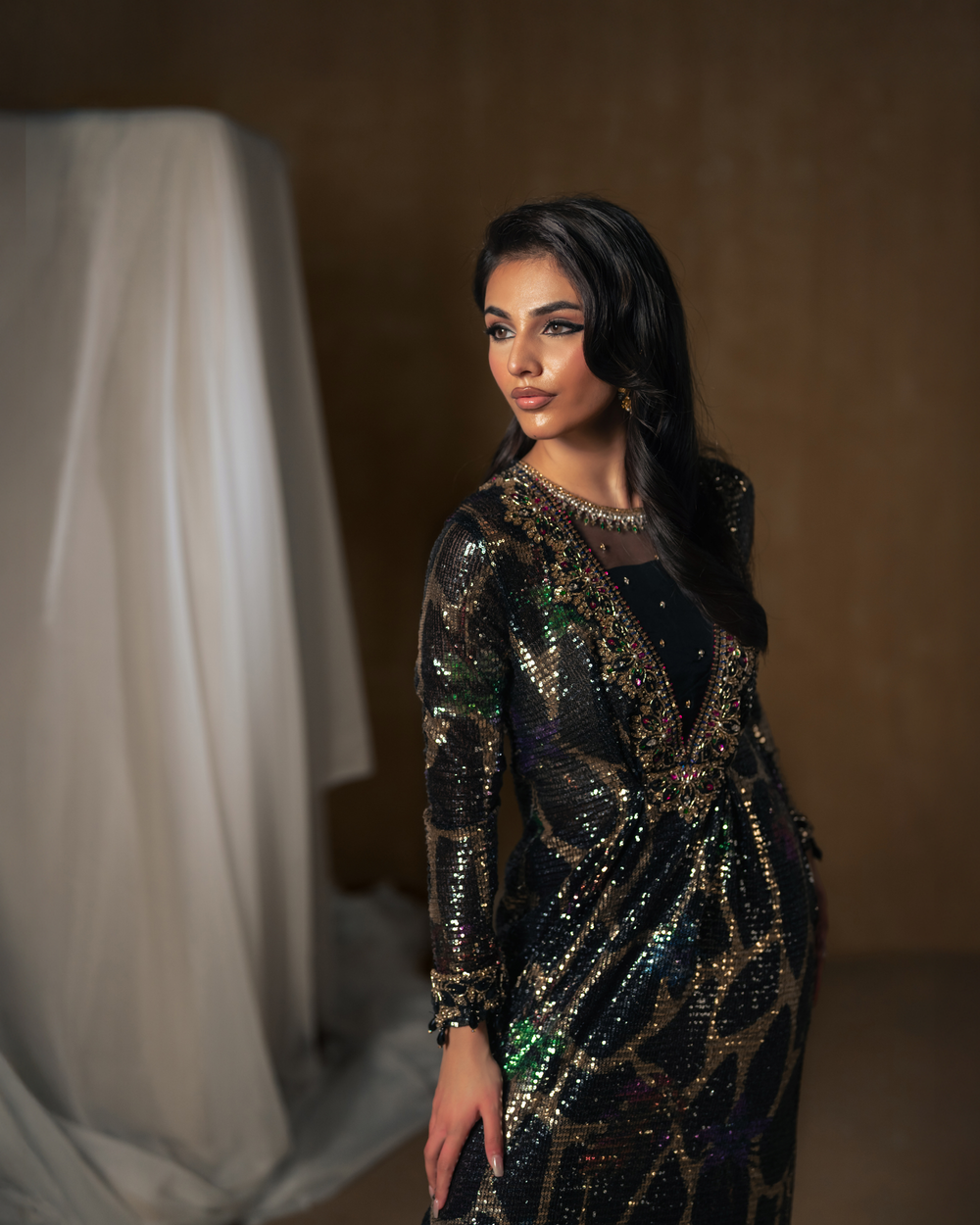 Vasal | Zyra Luxe Pret 26 | Midnight dazzle - Ladies Clothes - Maria Faisal