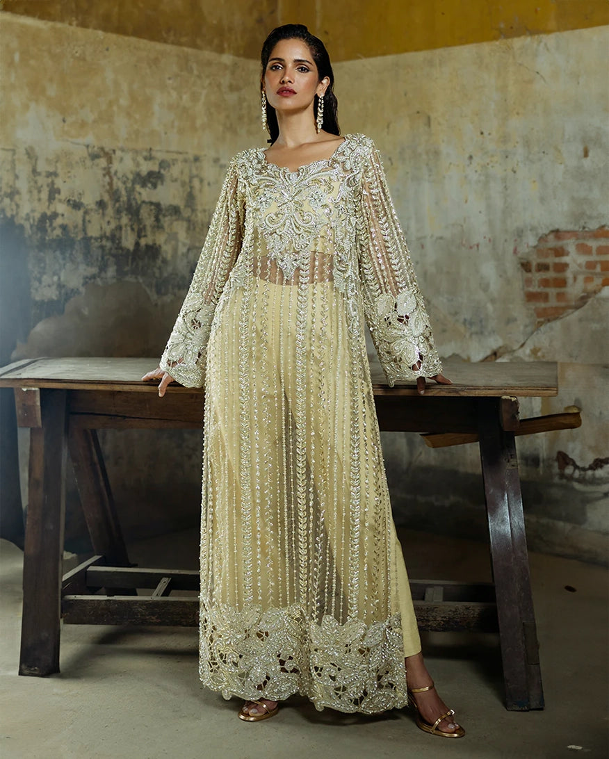 Mushq | Fleur Luxury Formals | Marguerite - Formal Dress - available at Maria Faisal in UK and USA.