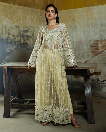 Mushq | Fleur Luxury Formals | Marguerite - Formal Dress - available at Maria Faisal in UK and USA.