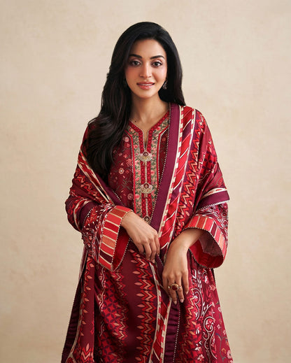 Mushq | Nirvana Anmol Edit | Soft Spotlight - Luxury Dress - available at Maria Faisal in UK and USA.