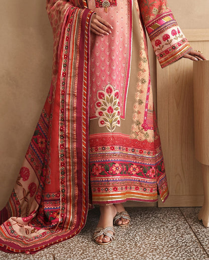 Mushq | Nirvana Anmol Edit | Rose Mood - Luxury Dress - available at Maria Faisal in UK and USA.