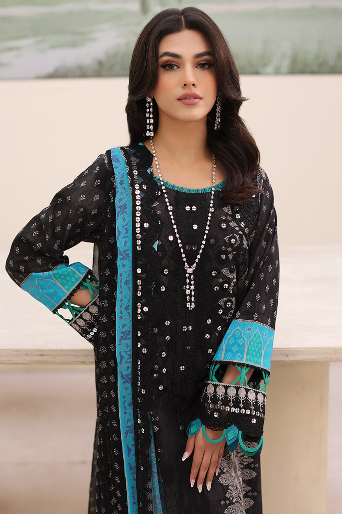 Charizma | Naranji Embroidered Lawn 24 | CN4-002 - Maria Faisal