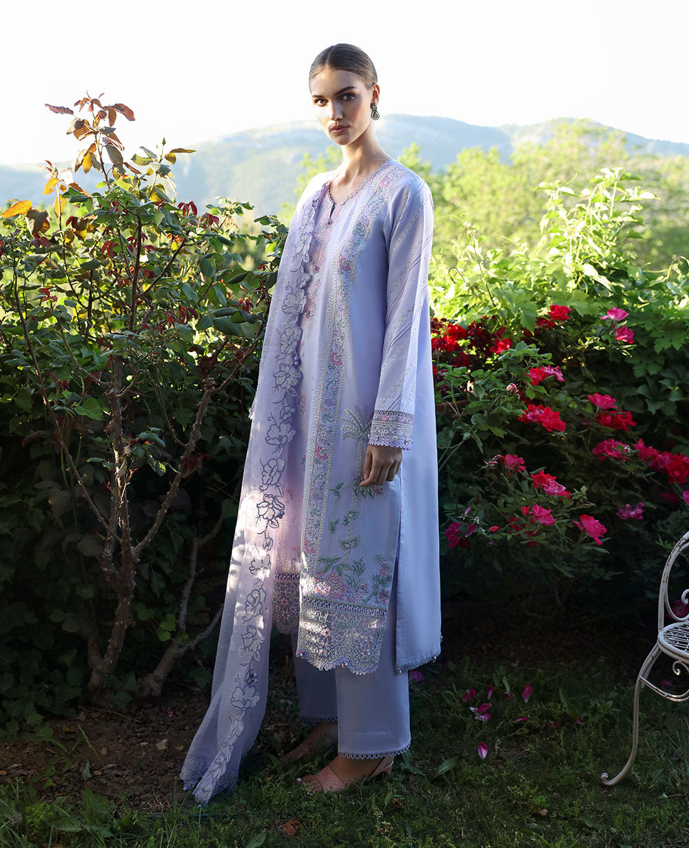 Republic Womenswear | Aylin Summer Lawn 24 | Meleze (D4-A) - Designer Dress with Intricate embroidery and embellishments. Shop elegent wedding dress at Maria Faisal.