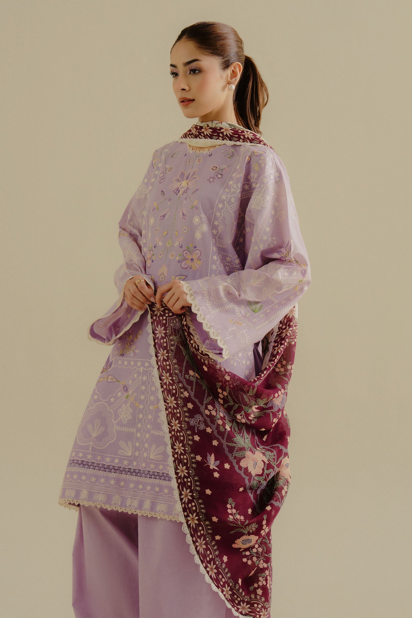 Zara Shahjahan | Coco Lawn 25 | Nyssa-10B - Ladies Clothes - Maria Faisal