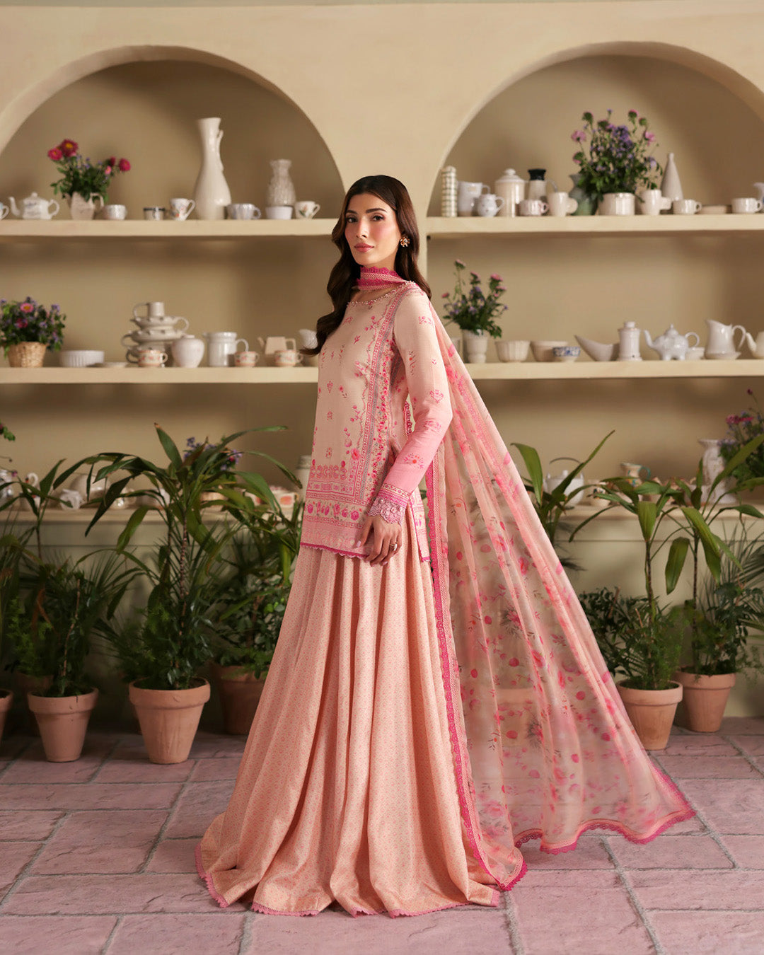 Faiza Saqlain | Serina Luxe | Amelia - Formal Dress - available at Maria Faisal in UK and USA.
