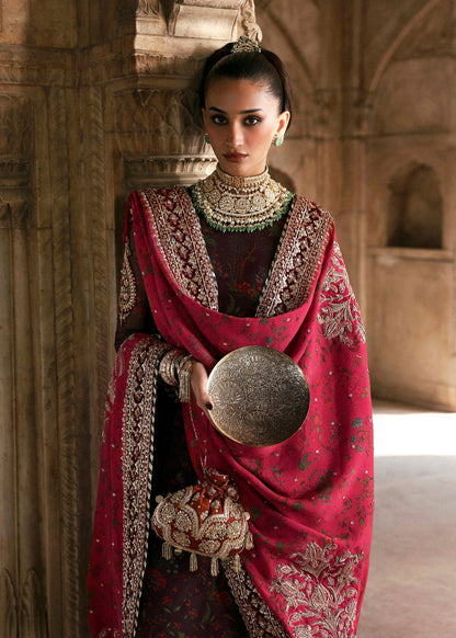 Hussain Rehar | Luxury Pret AW 25 | Aubressa - Formal Dress - available at Maria Faisal in UK and USA.