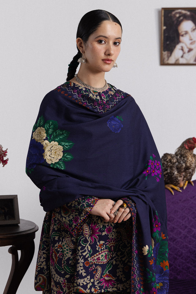 Zara ShahJahan | Coco Prints Winter 26 | Sofia-6A - Luxury Dress - available at Maria Faisal in UK and USA.