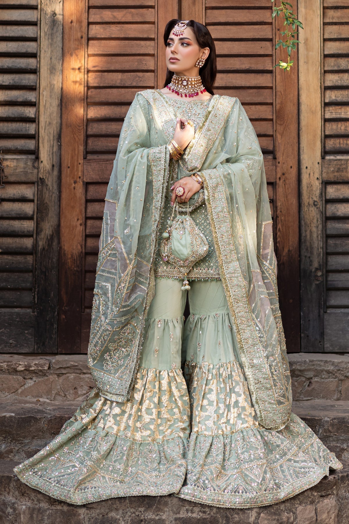 Naqshi | Samarkand Wedding Formals | Mah-e-Meer - Wedding Dress - Maria Faisal