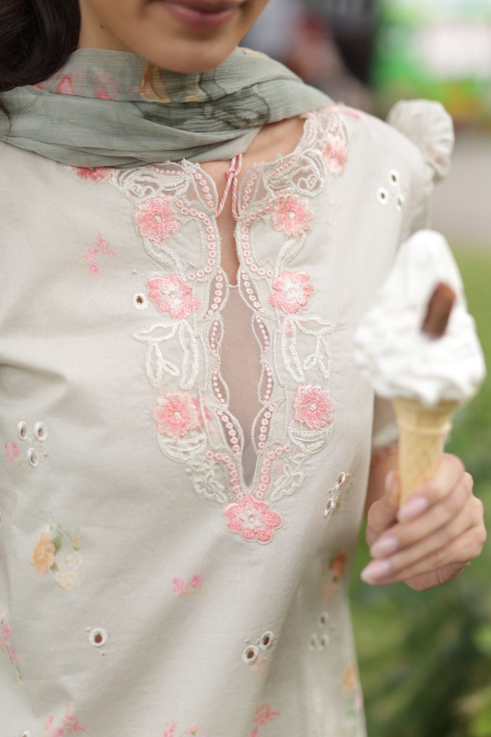 Sobia Nazir | Prints 26 |6B - Luxury Dress - available at Maria Faisal in UK and USA.