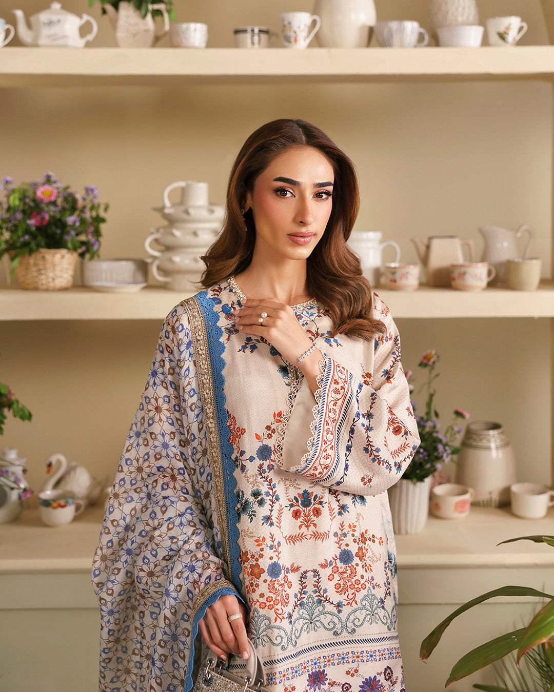 Faiza Saqlain | Serina Luxe | Jennet - Formal Dress - available at Maria Faisal in UK and USA.