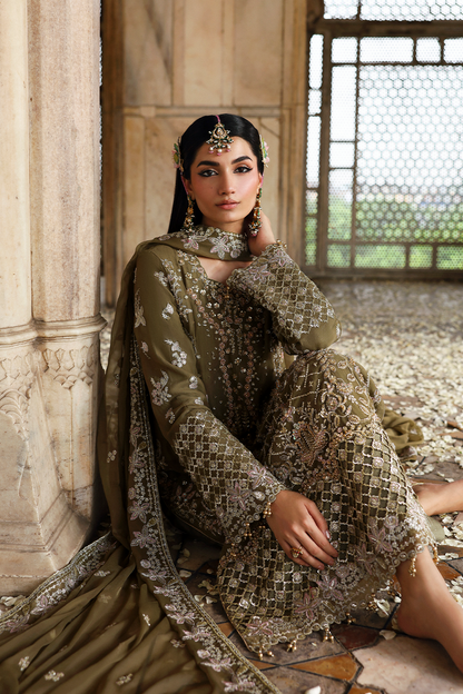 Emaan Adeel | Romansiyyah Luxury Formals | OLIVEA - Ladies Clothes - Maria Faisal