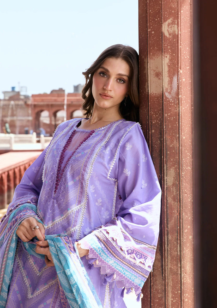 Kahf Premium | Prints Collection 26 | KPS-6A NAJAM - Luxury Dress - available at Maria Faisal in UK and USA.
