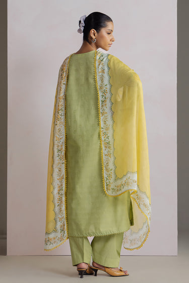 Zara Shahjahan | Coco Prints 26 | SAYURI - Casual Dress - available at Maria Faisal in UK and USA.