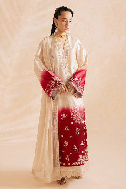 Nureh | Shades of Summer | NP-728 - Luxury Dress - available at Maria Faisal in UK and USA.