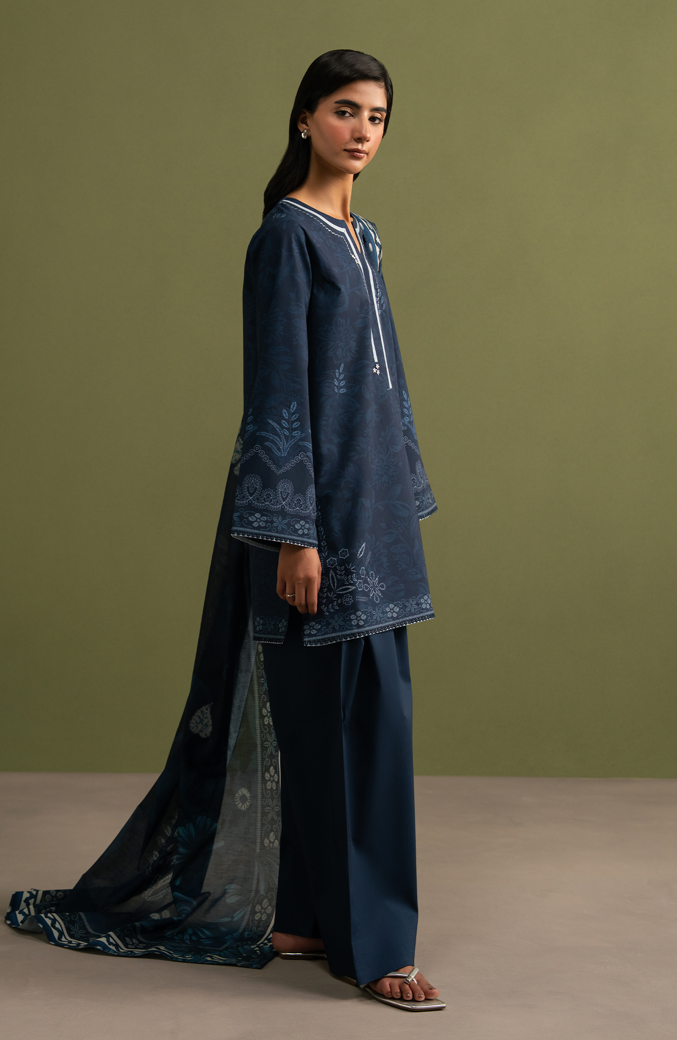 Seran | Essentials Casual | Zayel - Casual Dress - available at Maria Faisal in UK and USA.
