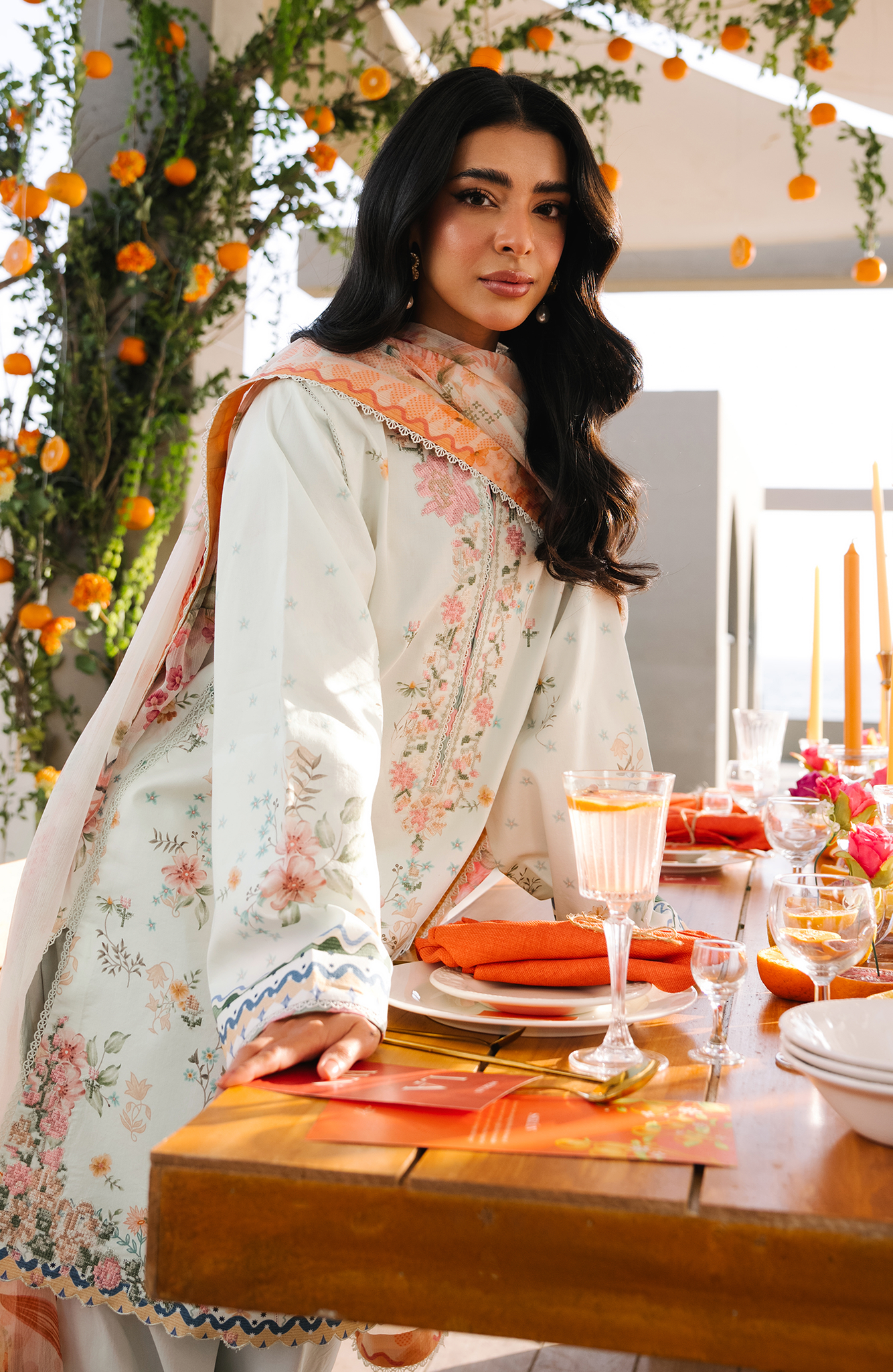 Seran | Afsanah Lawn | Ira - Luxury Dress - available at Maria Faisal in UK and USA.