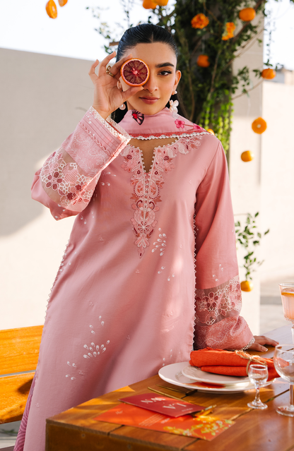 Seran | Afsanah Lawn | Ziva - Luxury Dress - available at Maria Faisal in UK and USA.