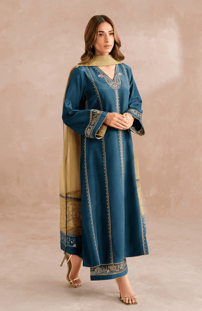 Seran | Eid Luxe Pret 25 | AURIC by Maria Faisal - Registered Vendor of : Seran - type : Ladies Clothes - 100% original wedding dresses