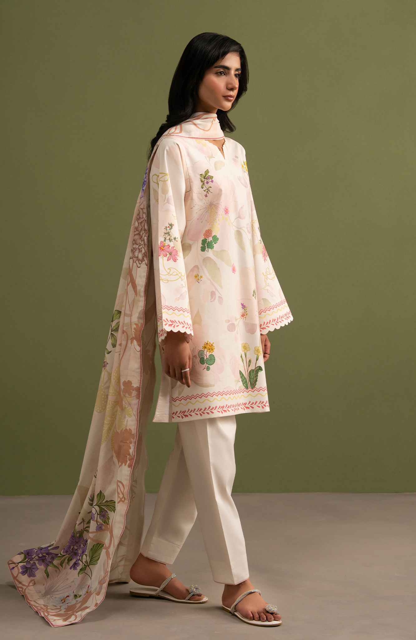 Seran | Essentials Casual | Rayn - Casual Dress - available at Maria Faisal in UK and USA.