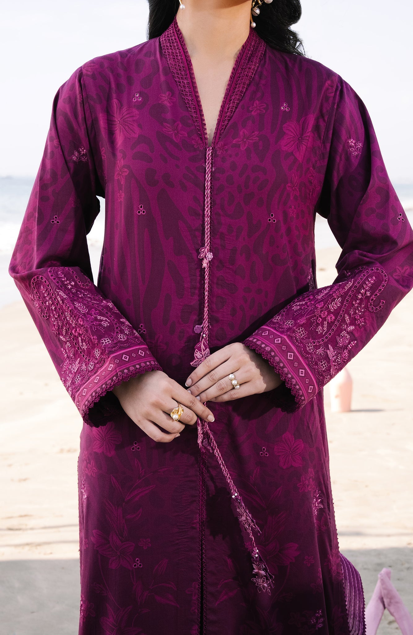 Seran | Afsanah Lawn | Riya - Luxury Dress - available at Maria Faisal in UK and USA.