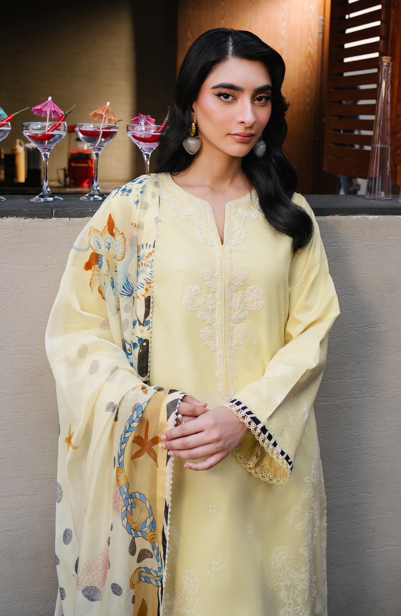 Seran | Afsanah Lawn |Sina - Luxury Dress - available at Maria Faisal in UK and USA.