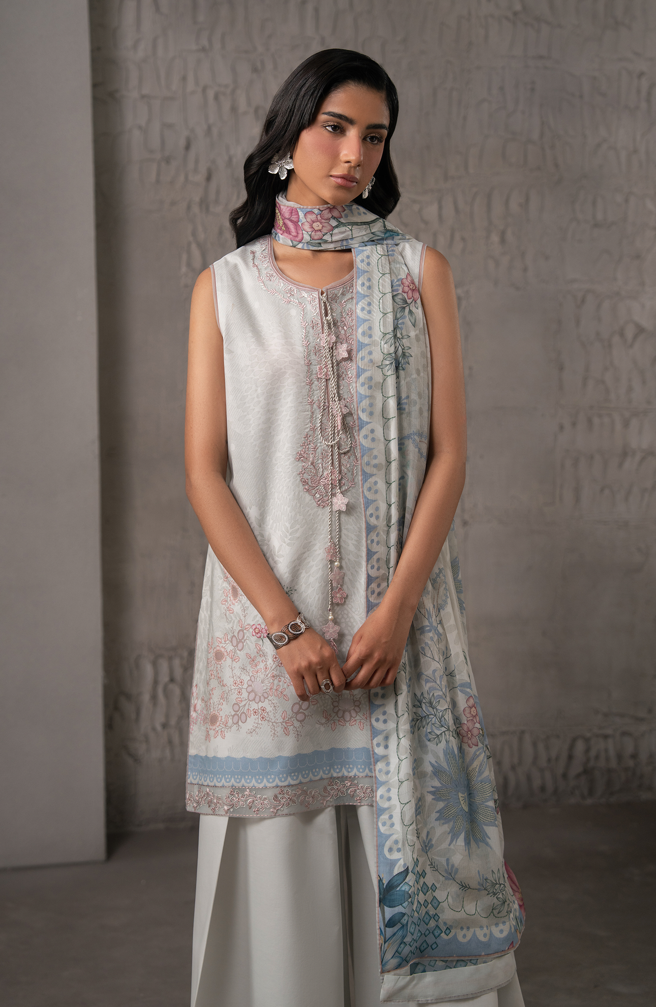 Seran | Selure Lawn | Avelore - Luxury Dress - available at Maria Faisal in UK and USA.