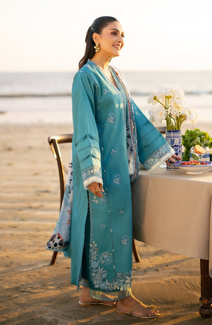 Seran | Afsanah Lawn | Meira - Luxury Dress - available at Maria Faisal in UK and USA.