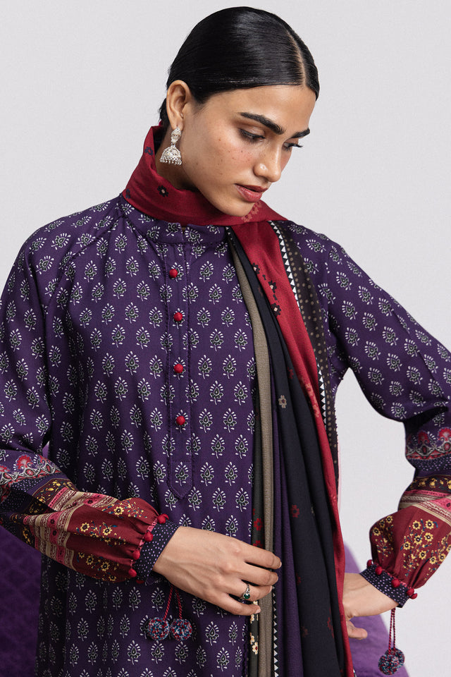 Zara ShahJahan | Coco Prints Winter 26 | Anika-3B - Luxury Dress - available at Maria Faisal in UK and USA.
