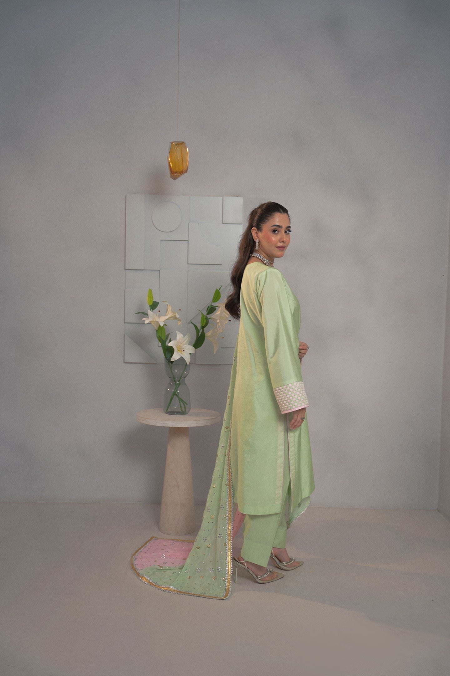 Fozia Khalid | Dilkash Festive Wear 25 | Alaya - Formal Dress - available at Maria Faisal in UK and USA.