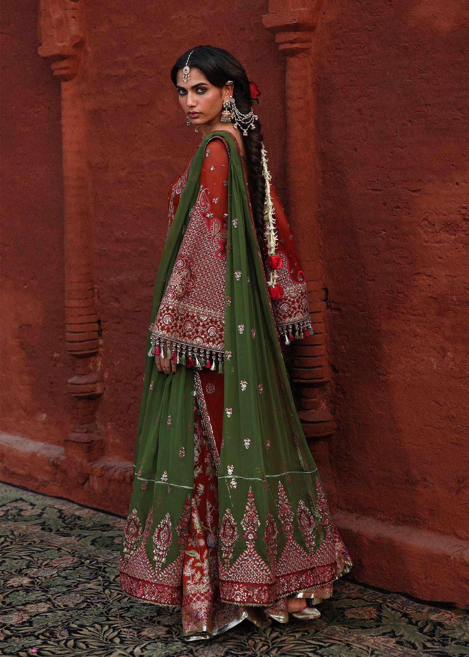 Hussain Rehar | Festive Eid Collection 26 | Hemali - Formal Dress - available at Maria Faisal in UK and USA.