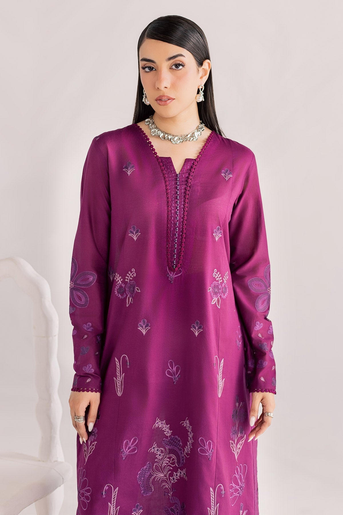 Nureh | Shades of Summer | NP-801 - Luxury Dress - available at Maria Faisal in UK and USA.