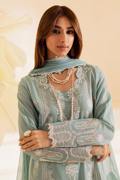 Nureh | Shades of Summer | NP-663 - Luxury Dress - available at Maria Faisal in UK and USA.