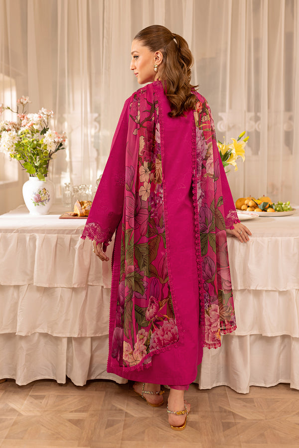 Farasha | Seraya Lawn 24 | ASTER - Designer Dress with Intricate embroidery and embellishments. Shop elegent wedding dress at Maria Faisal.