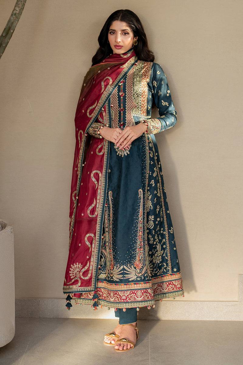 Jazmin | Shahkaar Luxury Lawn 25 | SL25-D3 by Maria Faisal - Registered Vendor of : Jazmin - type : Ladies Clothes - 100% original wedding dresses