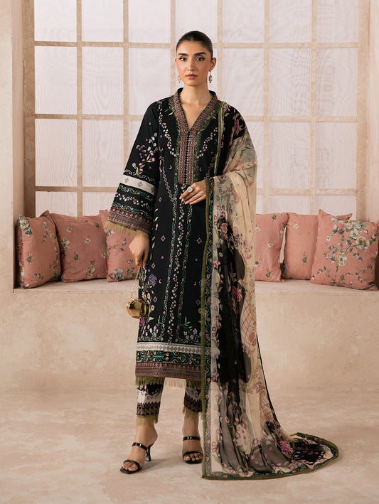 Gulaal | Syra Lawn 26 | Elina SKU D - 5 - Luxury Dress - available at Maria Faisal in UK and USA.