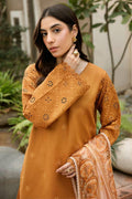 Farasha | Summer Weaves Embroidered Lawn | Golden Dusk by Maria Faisal - Registered Vendor of : Farasha - type : Ladies Clothes - 100% original wedding dresses