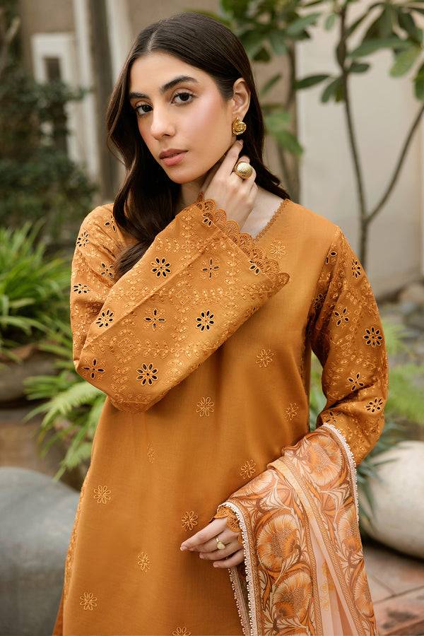 Farasha | Summer Weaves Embroidered Lawn | Golden Dusk by Maria Faisal - Registered Vendor of : Farasha - type : Ladies Clothes - 100% original wedding dresses