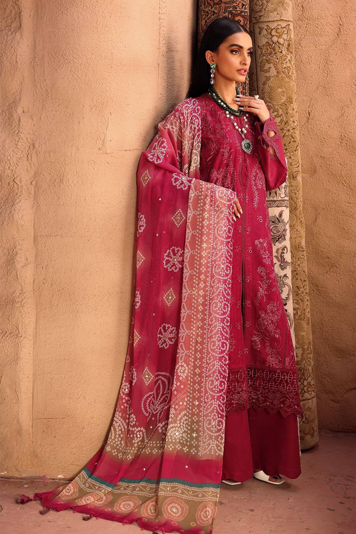 Nureh | Bazaar Lawn | NE-158 by Maria Faisal - Registered Vendor of : Nureh - type : Ladies Clothes - 100% original wedding dresses