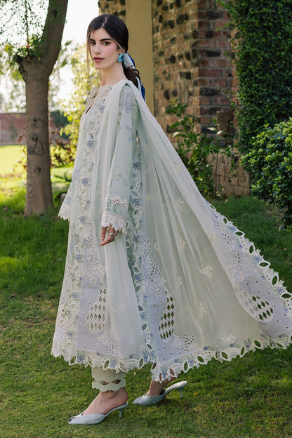 Nureh | Raha Lawn | NE-262 - Luxury Dress - available at Maria Faisal in UK and USA.