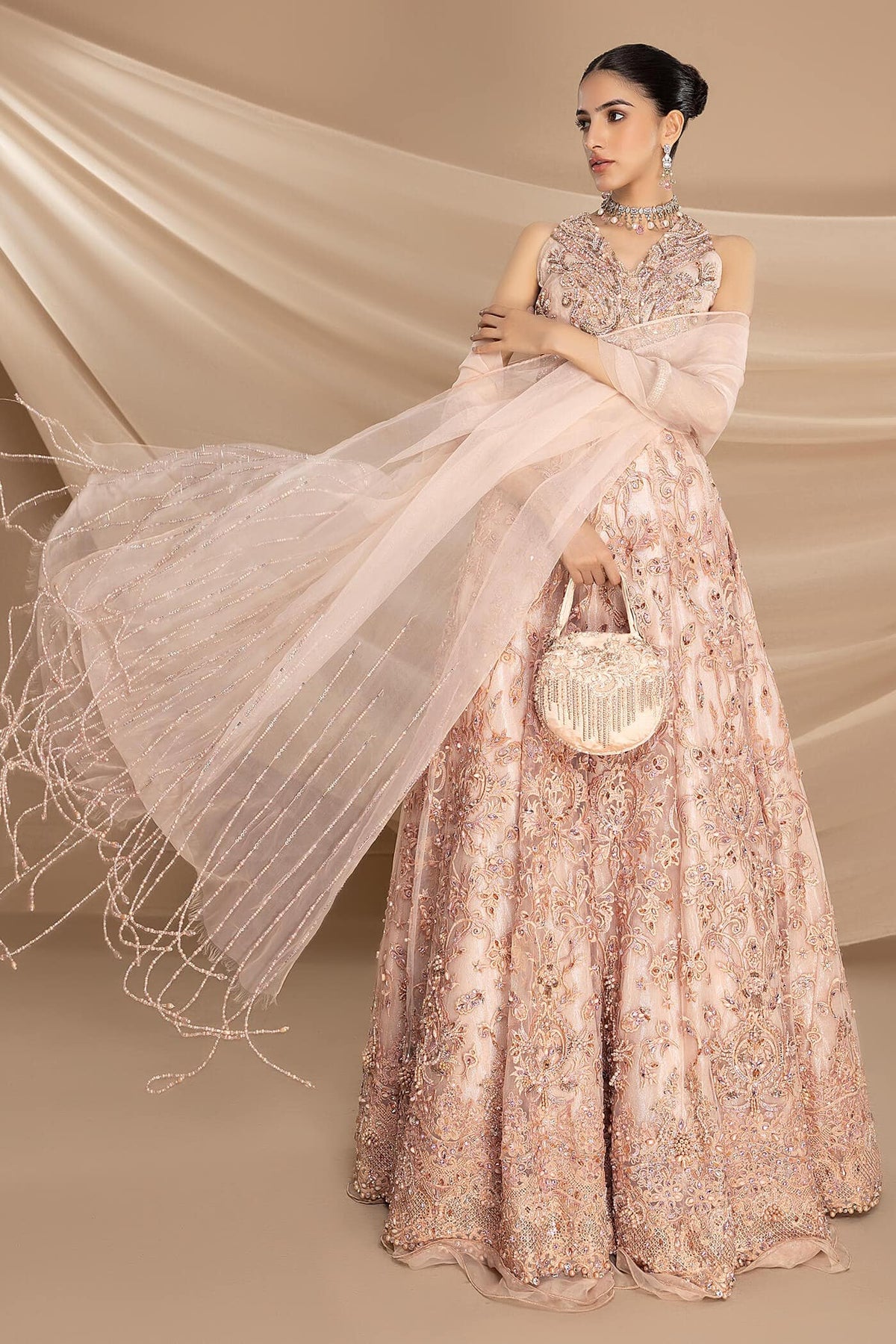 Nilofer Shahid | Shama e Mehfil | Husn e Jahaan - Bridal Dress - available at Maria Faisal in UK and USA.