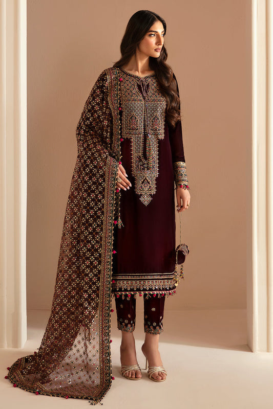 Jazmin | Velvet Edit 24 | VF-2022 - Ladies Clothes - Maria Faisal