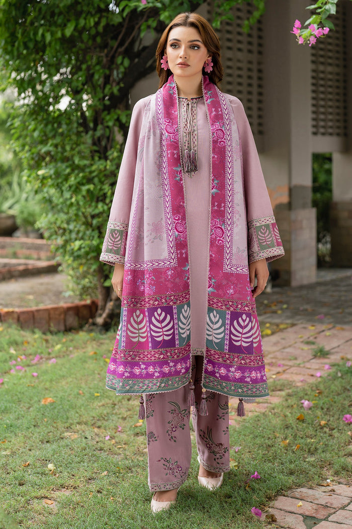 Jazmin | Winter Edition 24 | KHADDAR UW-0055 - Designer Dress with Intricate embroidery and embellishments. Shop elegent wedding dress at Maria Faisal.