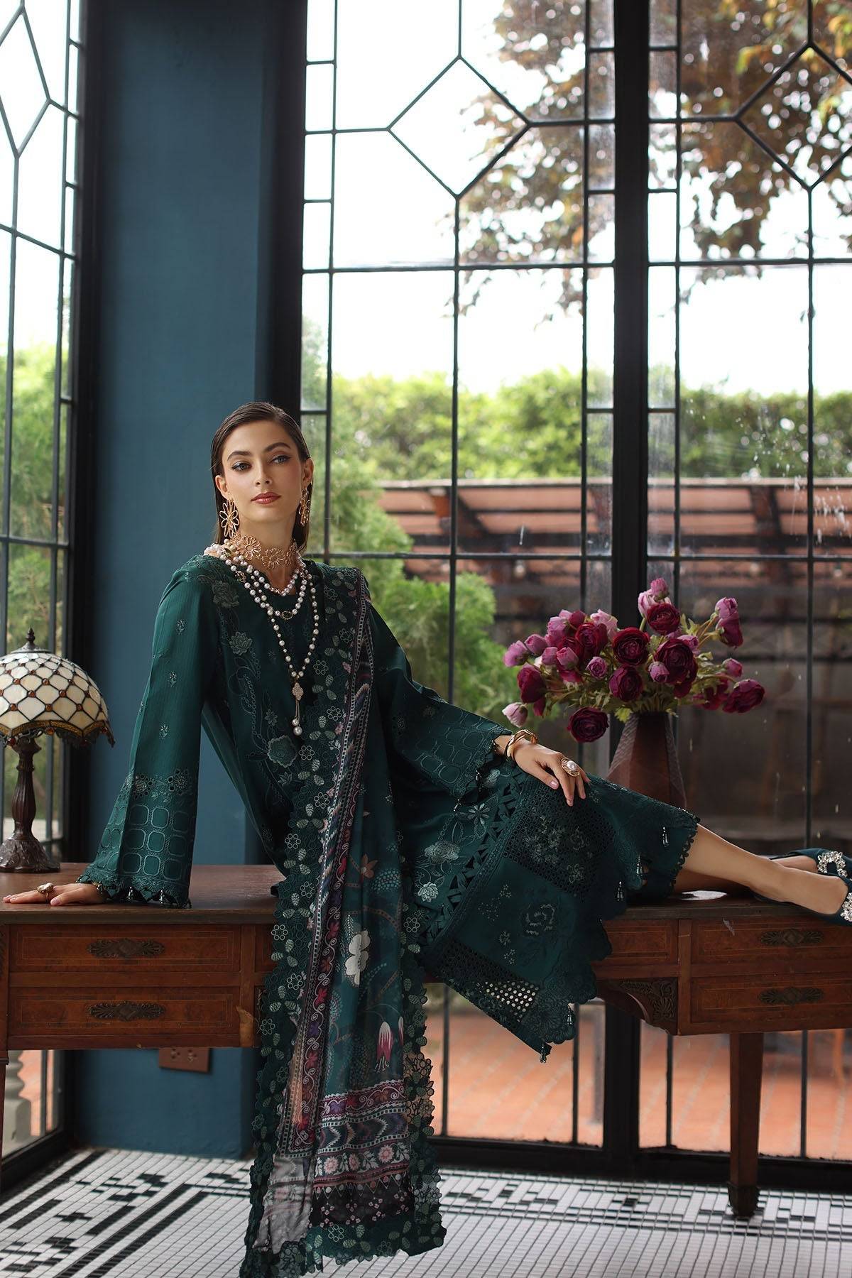 Nureh | Maya Lawn | NS-154 by Maria Faisal - Registered Vendor of : Nureh - type : Ladies Clothes - 100% original wedding dresses