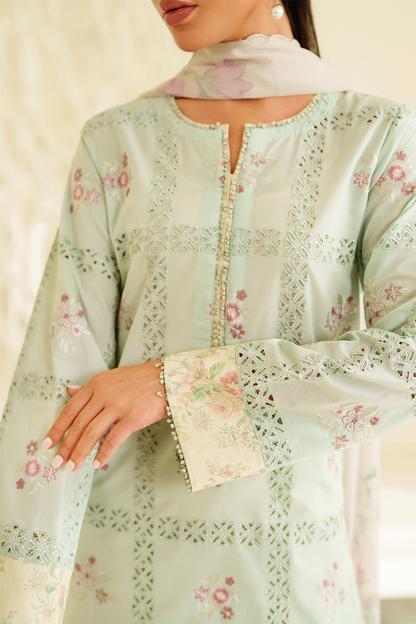 Iznik | lawn 26 | UE-531 - Dress - available at Maria Faisal in UK and USA.