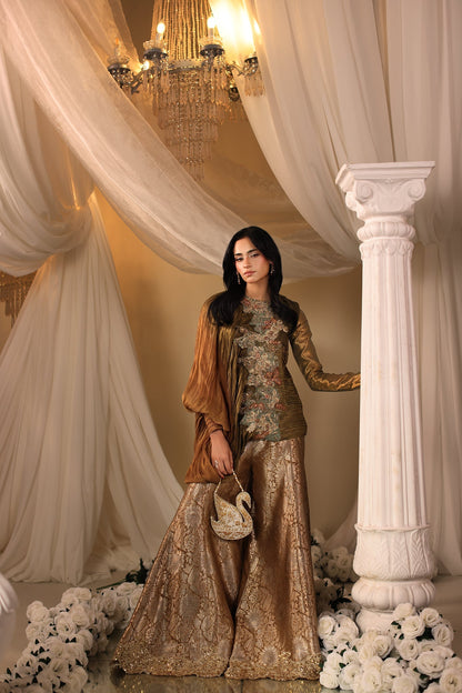 Musferah Saad | Casa Blance |Avant Garde - Bridal Dress - available at Maria Faisal in UK and USA.