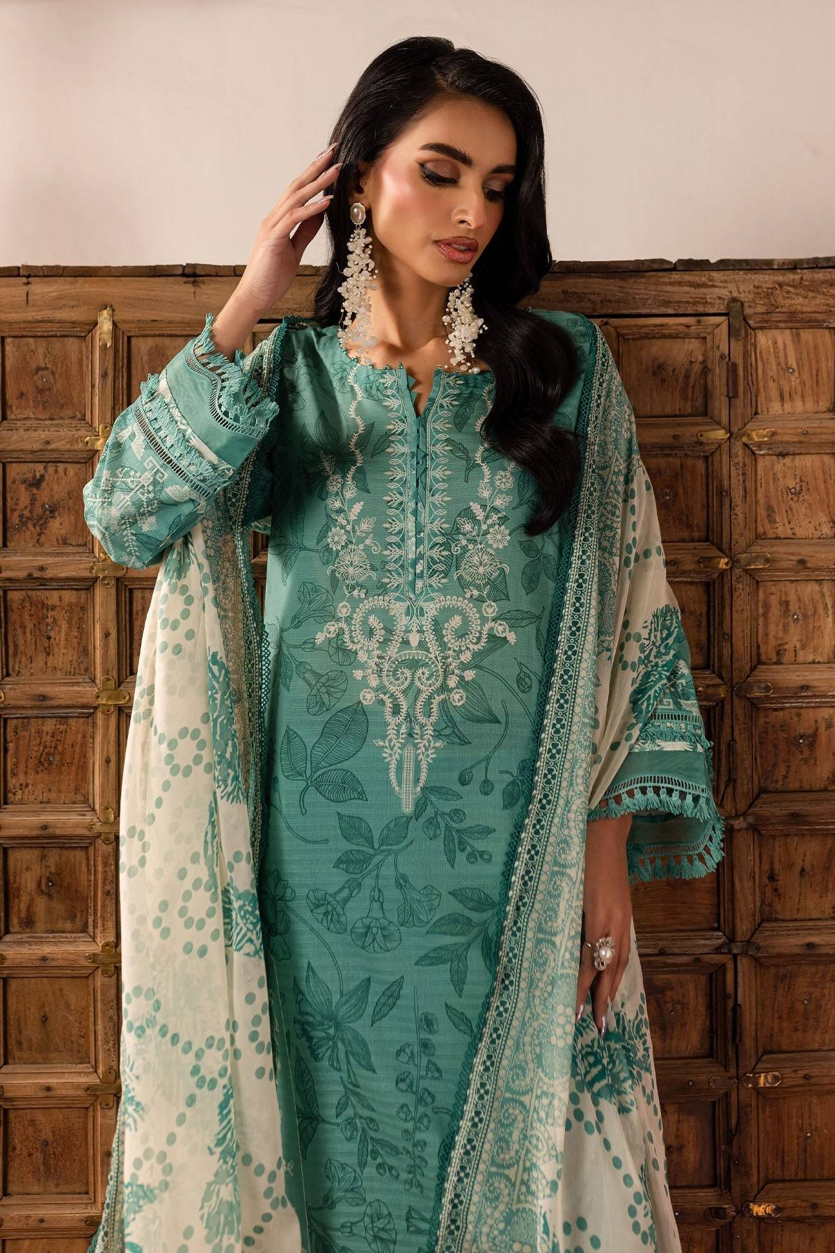 Nureh | Printed lawn 25 | SP-139 by Maria Faisal - Registered Vendor of : Nureh - type : Ladies Clothes - 100% original wedding dresses